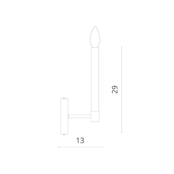 Бра DIVINARE LOKKI 2543/04 AP-1