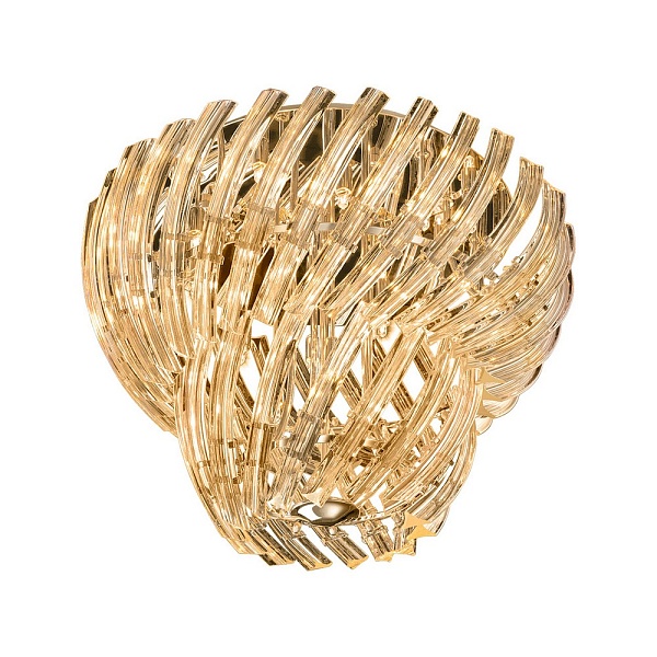 Люстра подвесная DELIGHT COLLECTION CALLIGO 4424-600 ti-gold/amber
