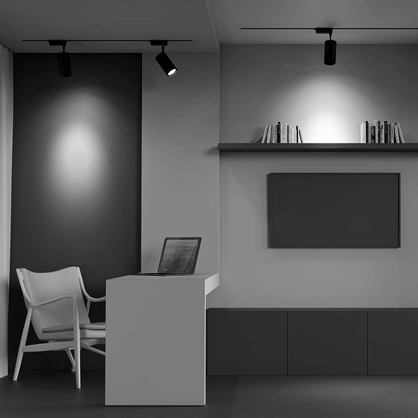 Трековый светильник MAYTONI VUORO TR003-1-36W3K-M-B
