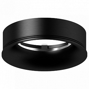 Рамка AMBRELLA LIGHT DIY SPOT 1 N7011 PBK черный полированный D70*H20mm Out2mm MR16