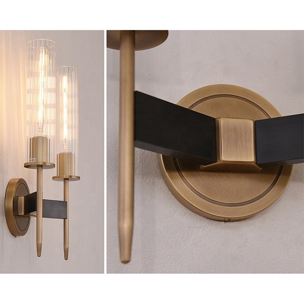 Бра DELIGHT COLLECTION ALOUETTE KM0936W-2 brass