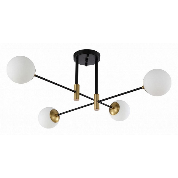 Люстра потолочная CRYSTAL LUX FIDEL FIDEL PL4 BLACK