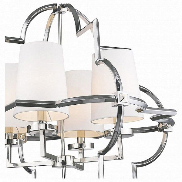Люстра подвесная DELIGHT COLLECTION MANDEVILLE KM0728P-4L nickel