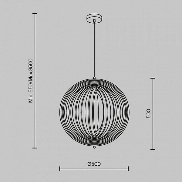 Подвес MAYTONI ROOTS MOD197PL-01W1