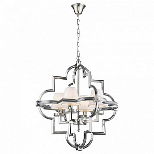 Люстра подвесная DELIGHT COLLECTION MANDEVILLE KM0728P-4M nickel