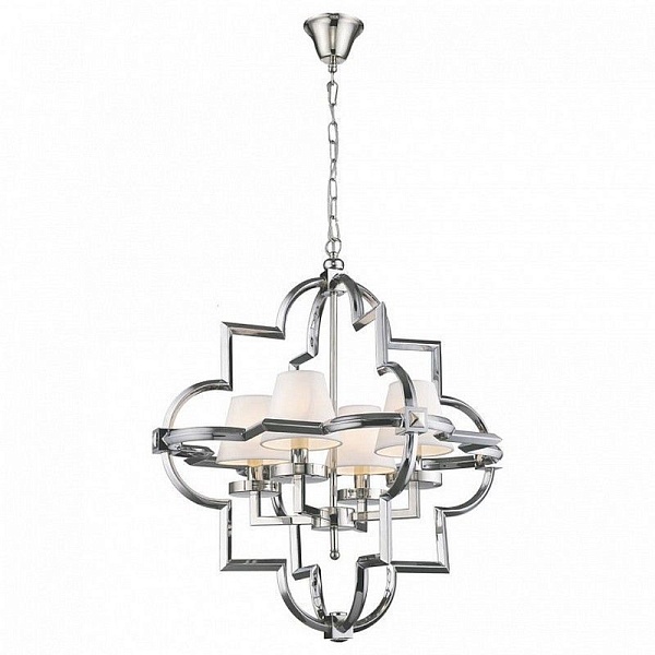 Люстра подвесная DELIGHT COLLECTION MANDEVILLE KM0728P-4M nickel