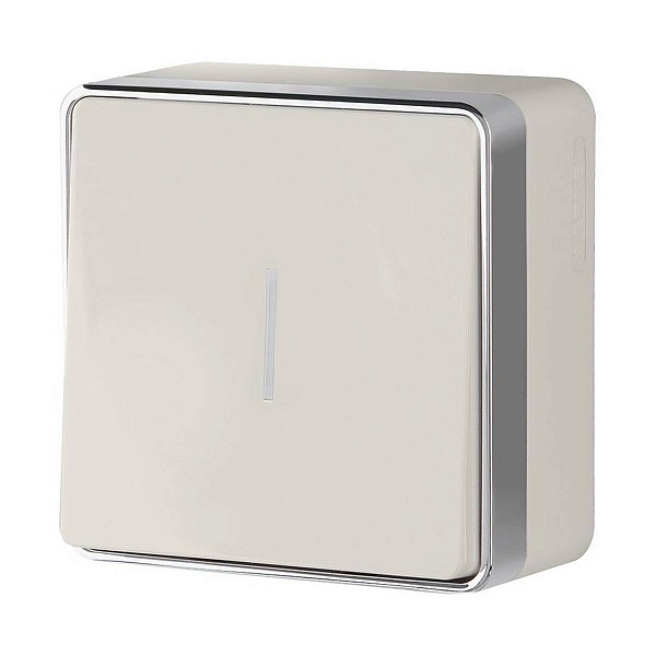 Выключатель 1-кл с подсветкой, GALLANT, слоновая кость, W5010103, WERKEL