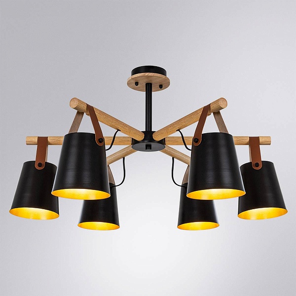 Люстра потолочная ARTE LAMP THOMAS A7032PL-6BK