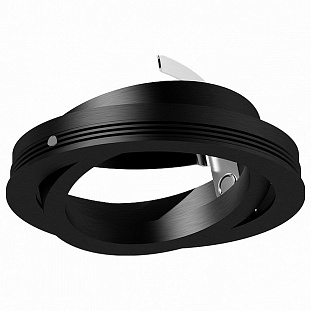 Рамка AMBRELLA LIGHT DIY SPOT 1 N7002 PBK черный полированный D70*H26mm Out1.5mm MR16