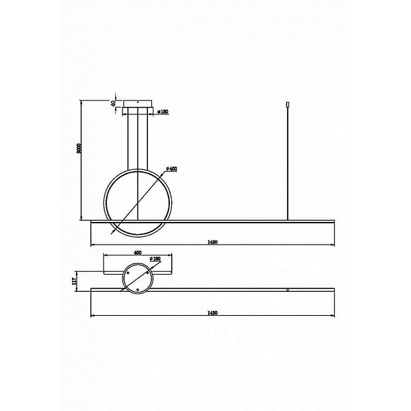 Подвес MAYTONI HALO MOD247PL-L49BSK