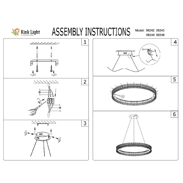 Подвес KINK LIGHT ЛАУРА 08243,12A