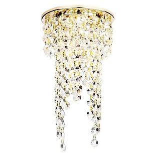 Светильник встраиваемый AMBRELLA LIGHT CRYSTAL K2071 G/CL
