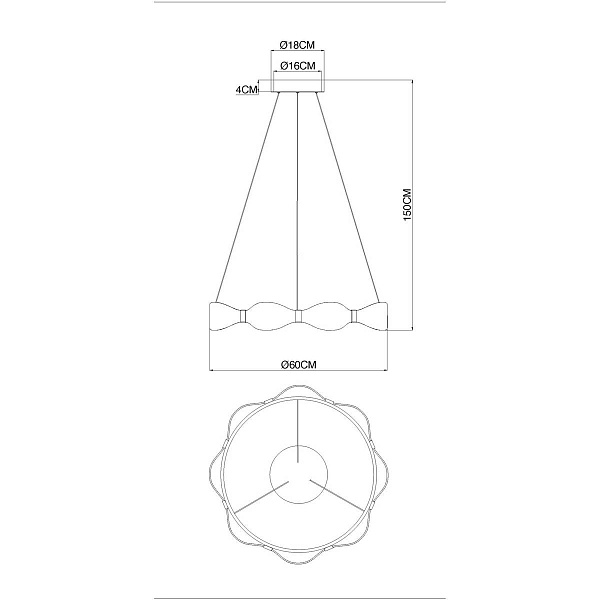Подвес ARTE LAMP GRACE A1868SP-1PB