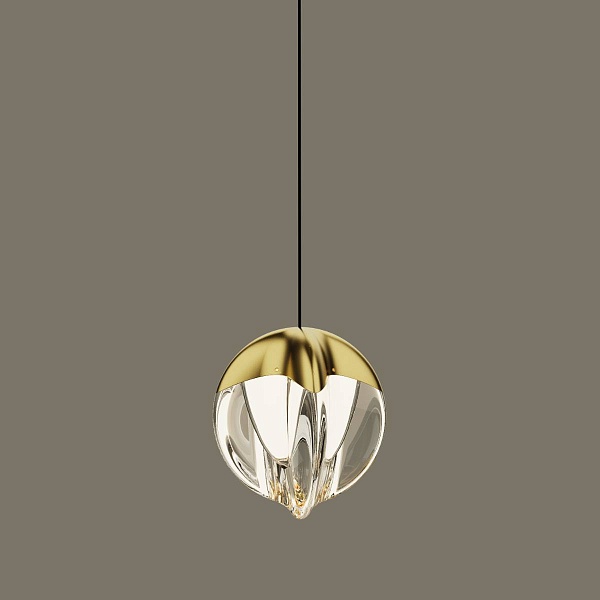 Подвес DELIGHT COLLECTION MD24001033 MD24001033-1A gold/clear