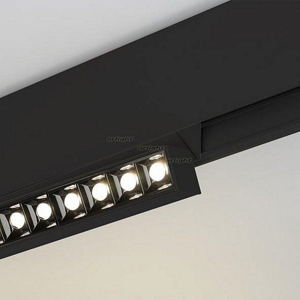 Трековый светильник магнитный ARLIGHT MAG-LASER-FOLD-45-S160-6W WARM3000 (BK, 15 DEG, 24V) 026970