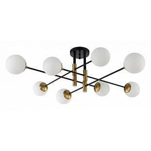 Люстра потолочная CRYSTAL LUX FIDEL FIDEL PL8 BLACK