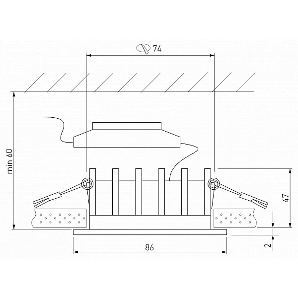 Светильник встраиваемый ELEKTROSTANDARD COMBI a069004
