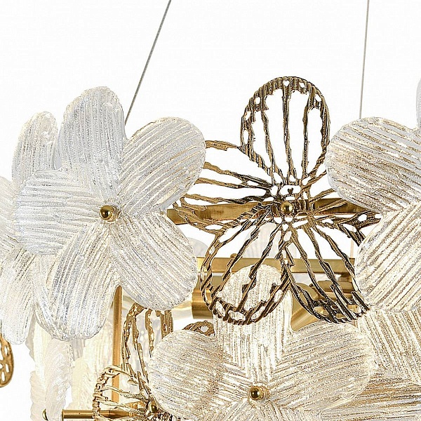 Люстра подвесная INDIGO FIORI 12049/8P Brass