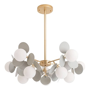 Люстра подвесная ARTE LAMP PEACOCK A1369SP-10GY