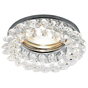 Светильник встраиваемый AMBRELLA LIGHT CRYSTAL K206 CL/CH