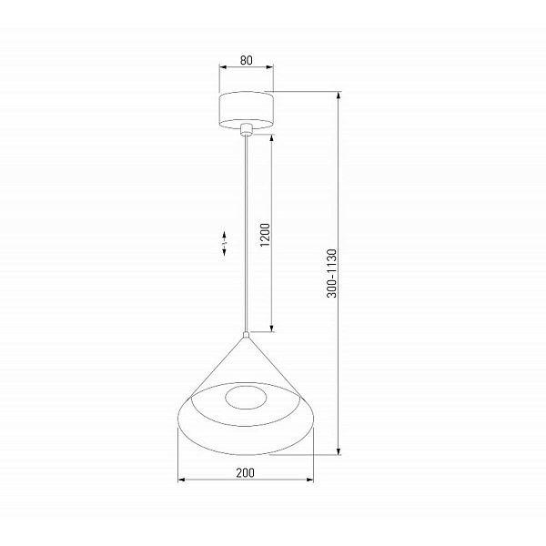 Подвес ELEKTROSTANDARD CONUS a069333