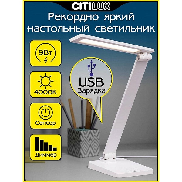 Настольная лампа CITILUX НЬЮТОН CL803080