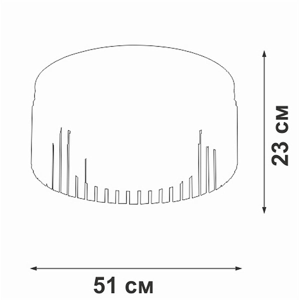 Люстра потолочная VITALUCE  V5180-1/8PL