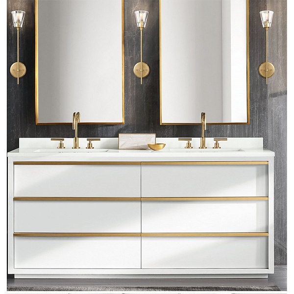 Бра DELIGHT COLLECTION TORCHE DE VERRE 8614W/D gold