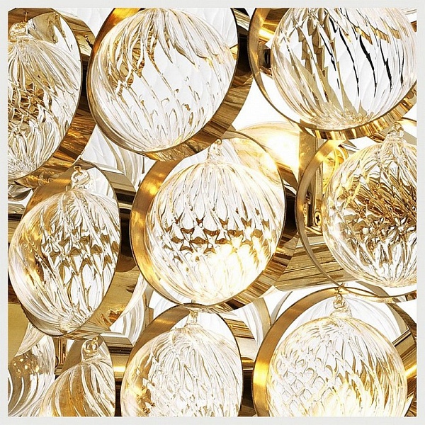 Люстра подвесная DELIGHT COLLECTION OPERA KM0930P-8 brass