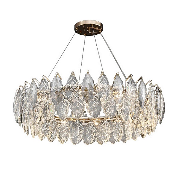 Люстра подвесная DELIGHT COLLECTION D8011P D8011P/R-1000 gold/smoky