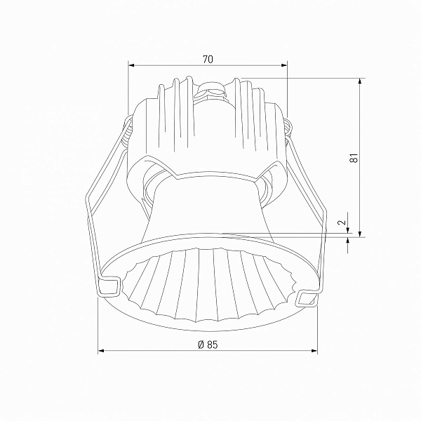 Светильник встраиваемый ELEKTROSTANDARD ARCO a070922