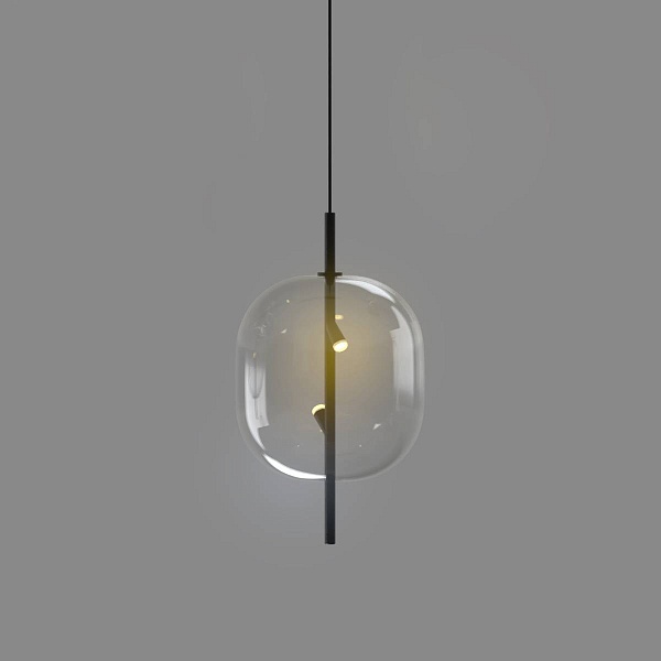 Подвес DELIGHT COLLECTION 10018P 10018P/1 black/clear