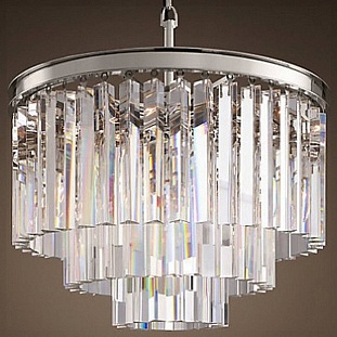 Люстра подвесная IMPERIUMLOFT RH 1920S ODEON CLEAR GLASS FRINGE 191624-22