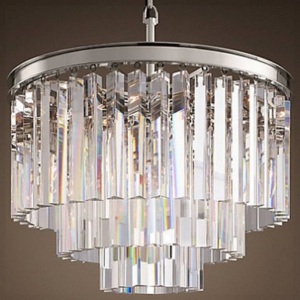 Люстра подвесная IMPERIUMLOFT RH 1920S ODEON CLEAR GLASS FRINGE 191624-22