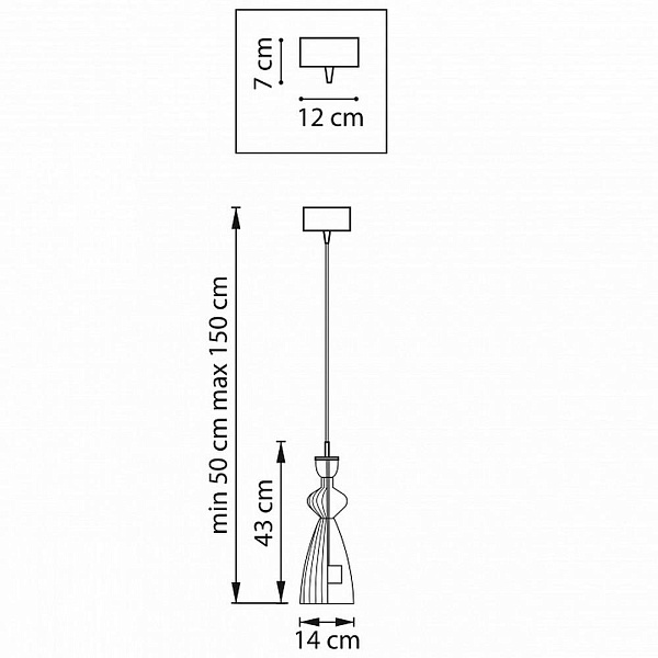 Подвес LIGHTSTAR BELLE 814003