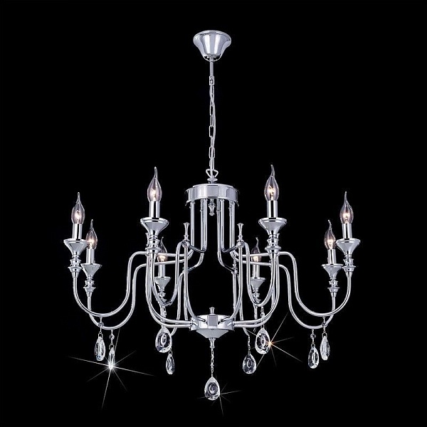 Люстра подвесная CITILUX РИГА ХРОМ CL437181