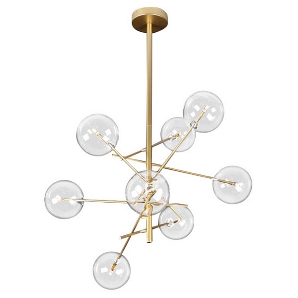 Люстра подвесная DELIGHT COLLECTION GLOBE MOBILE 9307P-8 gold