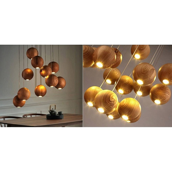 Подвес IMPERIUMLOFT LOFTER WOODEN SPHERE 73428-22