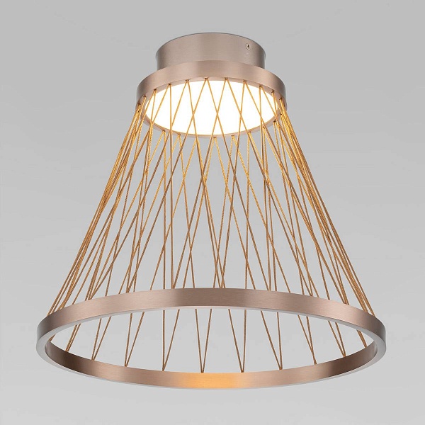 Светильник потолочный EUROSVET CESTA 40018/1 LED коричневый a069290