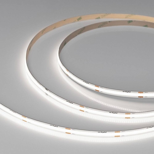 Лента LED COB-X480 8 W/m 24V IP20 COB/480 6000K 8mm (5м) 39057 ARLIGHT