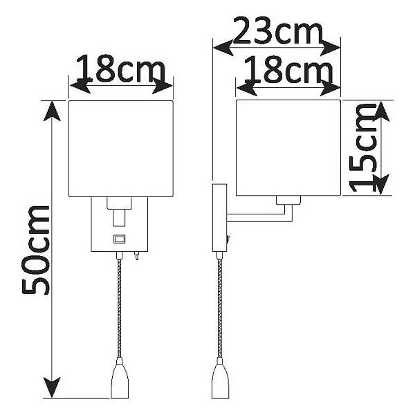 Бра ARTE LAMP Hall A9249AP-2AB