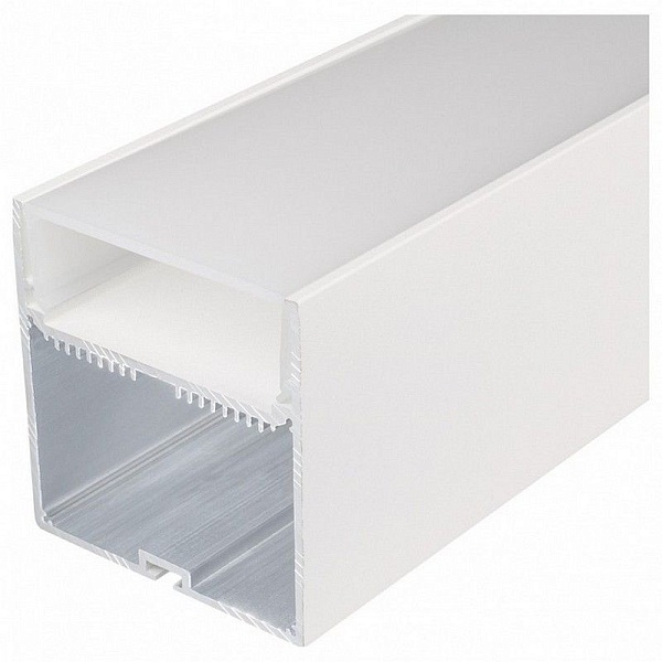 Профиль для ленты LED накладной SL-LINE-7477-2500 WHITE+OPAL 74x77мм (2,5м) 021372 ARLIGHT