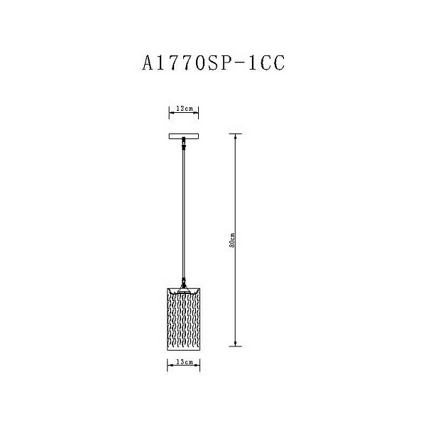 Подвес ARTE LAMP BRONN A1770SP-1CC
