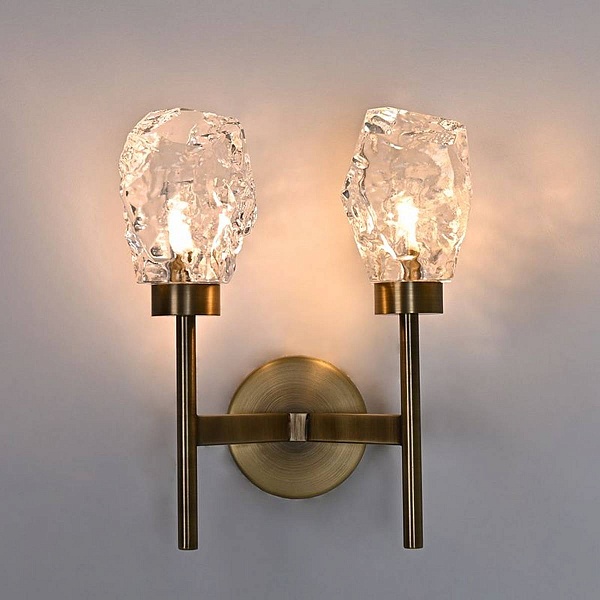 Бра DELIGHT COLLECTION BRCH9162 BRWL7071-02 antique brass