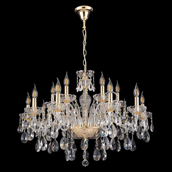 Люстра подвесная CRYSTAL LUX MONICA SP10+5 GOLD