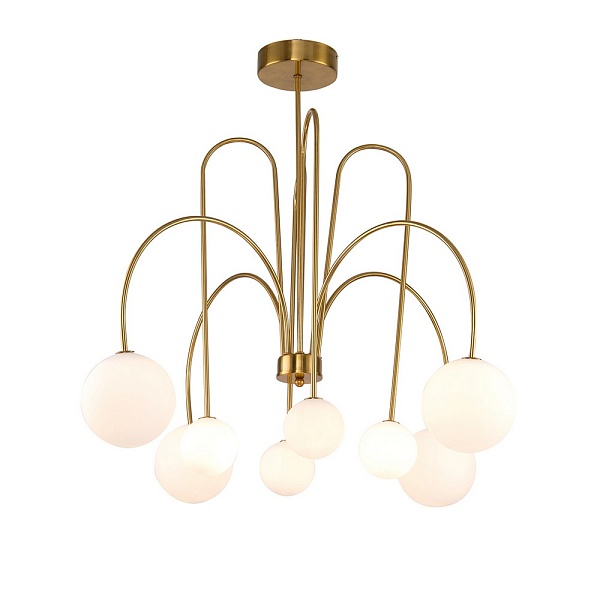 Люстра подвесная DELIGHT COLLECTION KG1213P KG1213P-8 brass