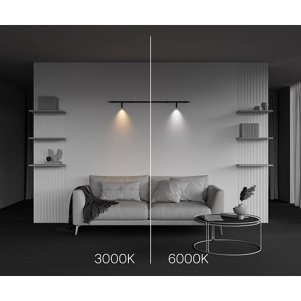 Трековый светильник MAYTONI FOCUS LED C102CL-3W3-6K-B