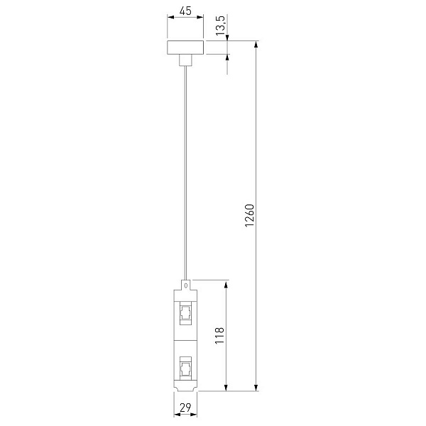 Подвесное крепление ELEKTROSTANDARD ESTHETIC MAGNETIC 85156/00 a065440