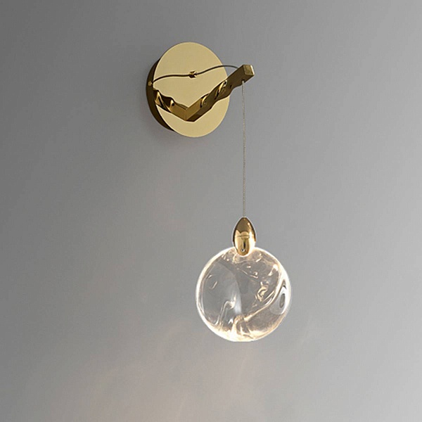 Бра DELIGHT COLLECTION COLVIN MT9176-1WB titanium gold