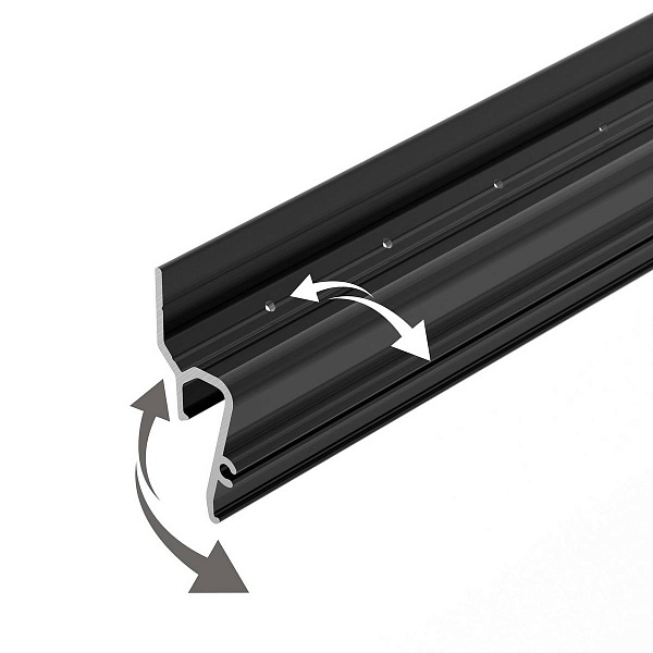 Профиль для ленты LED врезной STRETCH 37x14мм без рассеивателя (2м) 41160 ARLIGHT
